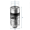 UFI Üzemanyagszűrő 24.408.00