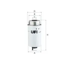 UFI Üzemanyagszűrő 24.457.00 autóalkatrész