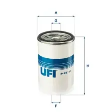 UFI Üzemanyagszűrő 24.461.00 autóalkatrész