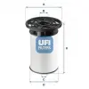 UFI Üzemanyagszűrő 26.076.01