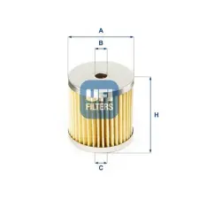 UFI Üzemanyagszűrő 26.622.00 autóalkatrész