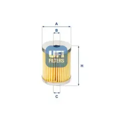 UFI Üzemanyagszűrő 26.660.00 autóalkatrész