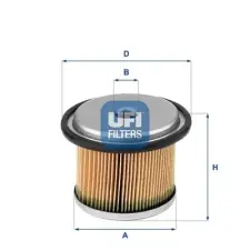 UFI Üzemanyagszűrő 26.676.00 autóalkatrész