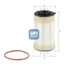 UFI Üzemanyagszűrő 26.H2O.07 autóalkatrész