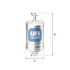 UFI Üzemanyagszűrő 31.510.00 autóalkatrész