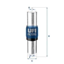 UFI Üzemanyagszűrő 31.569.00 autóalkatrész