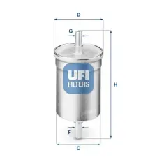 UFI Üzemanyagszűrő 31.710.00 autóalkatrész