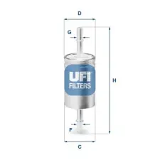 UFI Üzemanyagszűrő 31.740.03 autóalkatrész
