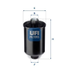 UFI Üzemanyagszűrő 31.741.00