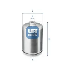 UFI Üzemanyagszűrő 31.748.00 autóalkatrész
