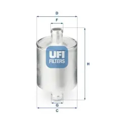UFI Üzemanyagszűrő 31.836.00 autóalkatrész