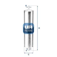 UFI Üzemanyagszűrő 31.838.00 autóalkatrész