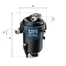 UFI Üzemanyagszűrő 55.144.00 autóalkatrész