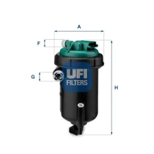 UFI Üzemanyagszűrő 55.148.00 autóalkatrész