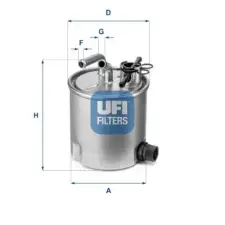 UFI Üzemanyagszűrő 55.394.00 autóalkatrész