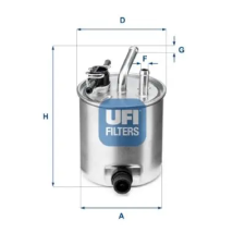 UFI Üzemanyagszűrő 55.582.00 autóalkatrész