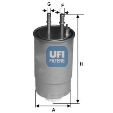 UFI Üzemanyagszűrő UFI 24.117.00 üzemanyagszűrő