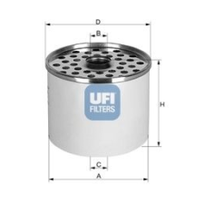 UFI Üzemanyagszűrő UFI 24.361.00 üzemanyagszűrő