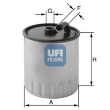 UFI Üzemanyagszűrő UFI 24.429.00 üzemanyagszűrő