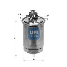 UFI Üzemanyagszűrő UFI 24.430.00 üzemanyagszűrő