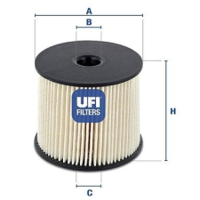 UFI Üzemanyagszűrő UFI 26.003.00 üzemanyagszűrő