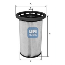 UFI Üzemanyagszűrő UFI 26.025.00 üzemanyagszűrő