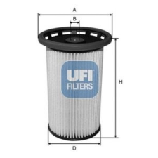 UFI Üzemanyagszűrő UFI 26.038.00 üzemanyagszűrő