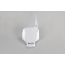 UFO első rajtszámtábla fehér Yamaha YZ80/85 UFO egyéb motorkerékpár alkatrész