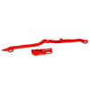 UFO Lánc csúszka / lengőkar csúszka szett Honda CRF 250 / 450 2009-2013 piros UFO Erőátviteli alkatrészek Tuning szettek