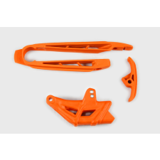 UFO Láncvezető / lengőkar csúszka szett KTM SX / EXC 2007-2010 narancssárga UFO egyéb motorkerékpár alkatrész