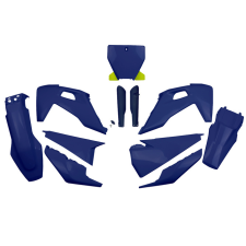 UFO Műanyag készlet villaőrökkel Husqvarna TC / FC 2019 után UFO kék egyéb motorkerékpár alkatrész
