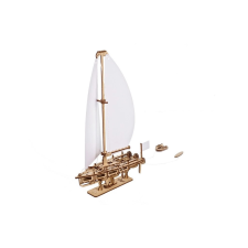 Ugears 3D Fa Mechanikus Puzzle Ocean Beauty Jacht puzzle, kirakós