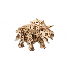 UGEARS 3D fa mechanikus puzzle Triceratops fajáték