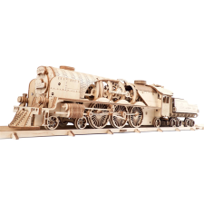 Ugears 3D mechanikus fa puzzle gőzmozdony puzzle, kirakós