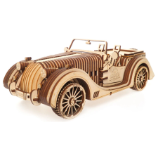  Ugears játék - 3D fa mechanikus kirakós VM-01 Autó (roadster) puzzle, kirakós