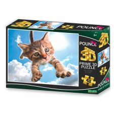  Ugráló macska: sparkles 3D puzzle 48 darabos puzzle, kirakós