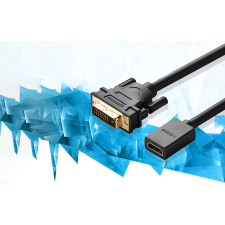  UGREEN 20118 DVI-HDMI adapter 15 cm (fekete) kábel és adapter