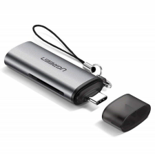uGreen 2 az 1-ben USB-C 3.1, microSD+SD kártyaolvasó, szürke (50704) (UG50704) kártyaolvasó