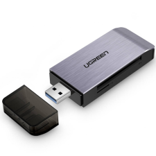 uGreen 4 az 1-ben USB adapter SD + microSD kártyaolvasó (ezüst) kártyaolvasó