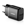 uGreen adapter ED011, USB, 2.1A (fekete)