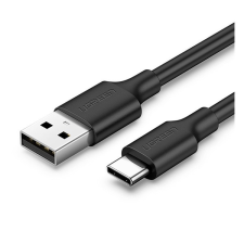 uGreen adatkábel (USB - Type-C, 3A, gyorstöltő, 300cm) FEKETE mobiltelefon kellék