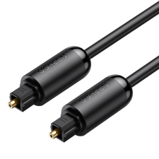 uGreen AV122 Toslink audio optikai kábel, aranyozott, 1,5m (fekete) kábel és adapter