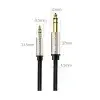  Ugreen AV127 3.5mm-es jack sztereó kábel 6.35mm TRS-hez - 2m szürke