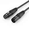 uGreen AV130 XLR kábel M/F 2m, fekete