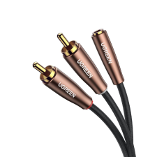 uGreen AV198 2x RCA apa, Cinch, jack anya, 3.5mm, 3m (60987) (UG60987) kábel és adapter