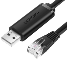 uGreen CM204 USB-A - RJ45 konzolkábel 1,5m fekete (50773) (6957303857739) kábel és adapter