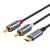 uGreen CM451 USB-C kábel 2x RCA-hoz (Cinch) 1.5m (fekete)