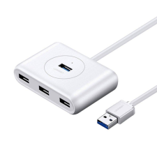 uGreen CR113 hub 4 az 1-ben adapter USB 3.0, 0.5m, fehér (20282) (UG20282) hub és switch