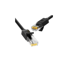 uGreen Ethernet RJ45, Cat.6, UTP hálózati kábel, 2m (fekete) kábel és adapter