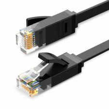 uGreen Ethernet RJ45 Flat Network Cable, Cat.6, UTP, 10m (Black) kábel és adapter